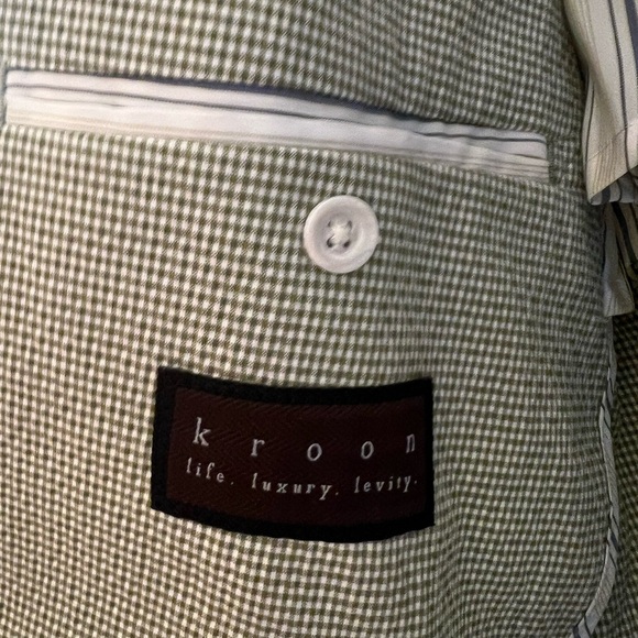 Men’s linen blazer - Picture 3 of 4